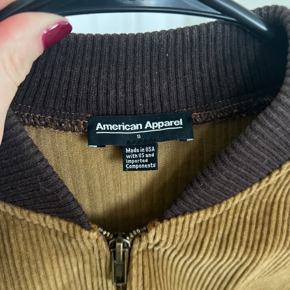 American Apparel Corduroy Zip Up Jacket - Picture 4 of 4